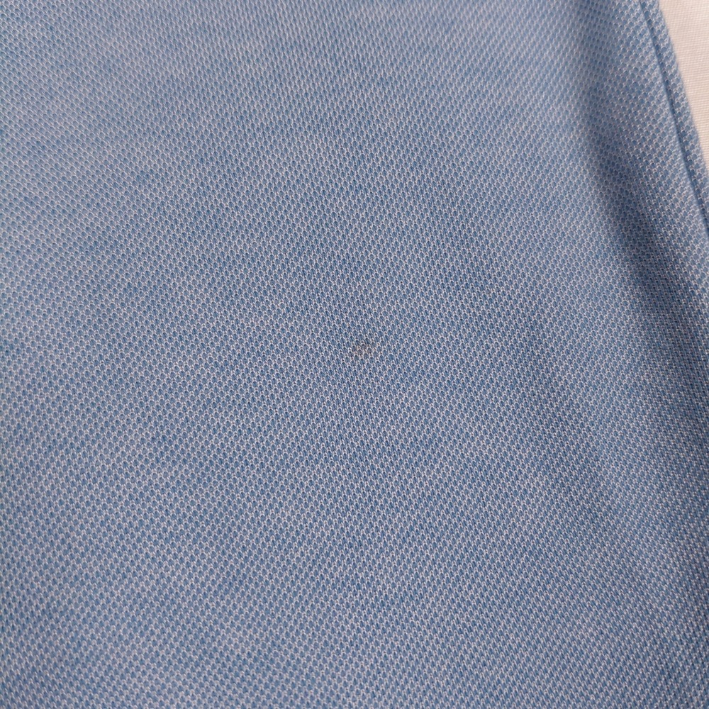 Travis Mathew Mens Polo Shirt Blue Gray The Golf Club Resort Pima Cotton Size M - Picture 11 of 15